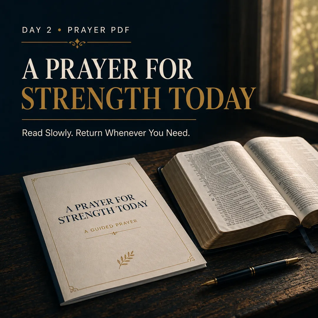 A Prayer for Strength Today