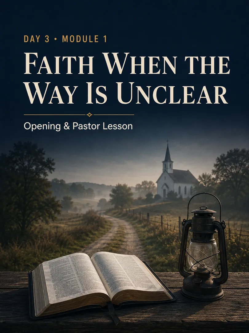 Faith When the Way Is Unclear