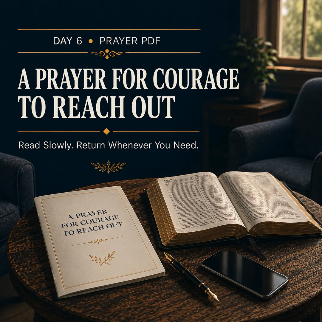 A Prayer for Courage to Reach Out